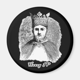King Henry IV Portret op Tshirts en cadeautjes Magneet