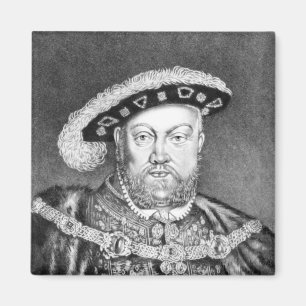 King Henry VIII illustratie Magneet