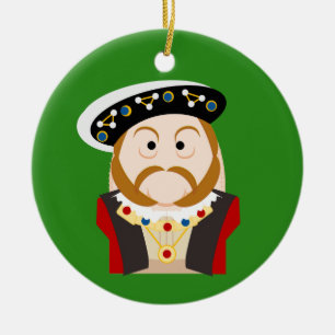 King Henry VIII Keramisch Ornament