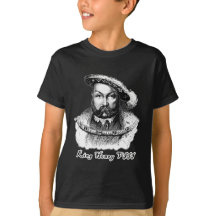 King Henry VIII Portrait Tshirts, Canvas tassen