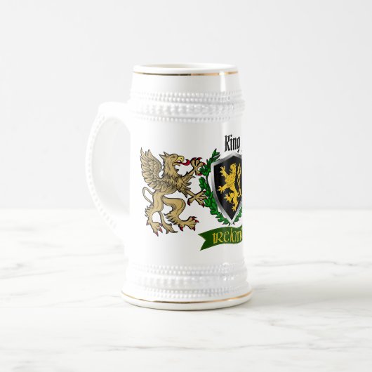 King Irish Shield Bierpul (Voorkant links)