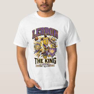King James Basketbal Streetwear Grafische T-shirt 