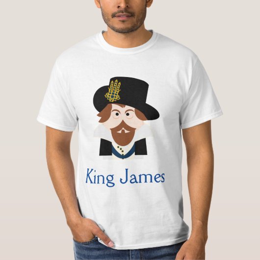 King James VI of Scotland and James I of England T-shirt (Voorkant)