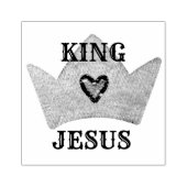 King Jesus Crown Rubberstempel (Afrduk)