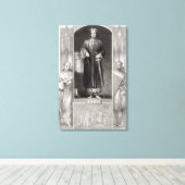 King John Canvas Afdruk (Insitu (Houten vloer))