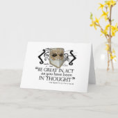 King John Quote Kaart (Gele Bloem)