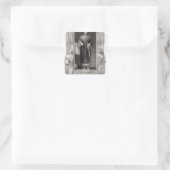 King John Vierkante Sticker (Tas)
