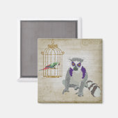 King Julian et Molly Macaw Magnet (Recto/Verso)