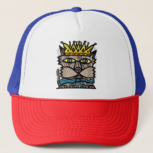King Kat Trucker Hat Pet (Voorkant)