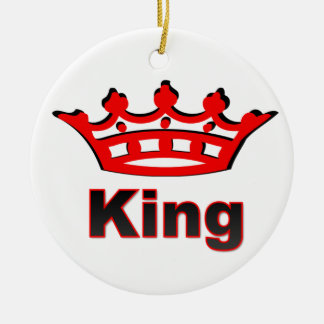 king keramisch ornament