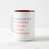 King Kim Jong Il* Mok (Voorkant links)