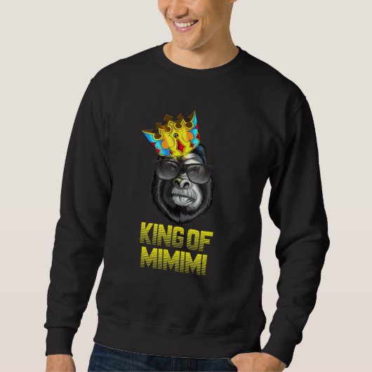 King King of Mimimi & Rum Howler Monkey King State Trui (Voorkant)