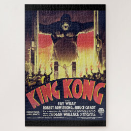 King Kong Challenge Puzzle Vintage Style  Legpuzzel
