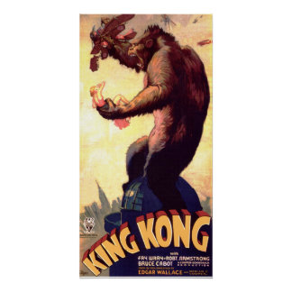 King Kong Monster Retro Vintage Film  Perfect Poster