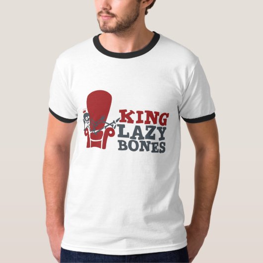 King Lazy Botten Ring T-shirt (Voorkant)