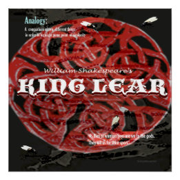 King Lear Analogie Perfect Poster