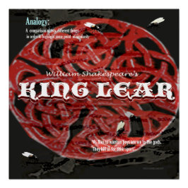 King Lear Analogie Perfect Poster
