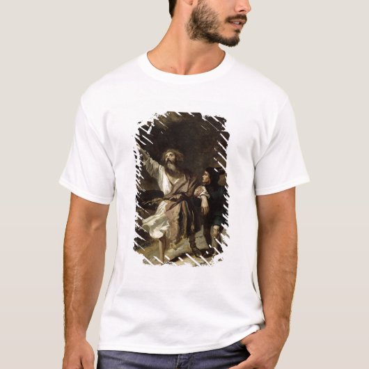 King Lear en de Fool in het Storm T-shirt (Voorkant)