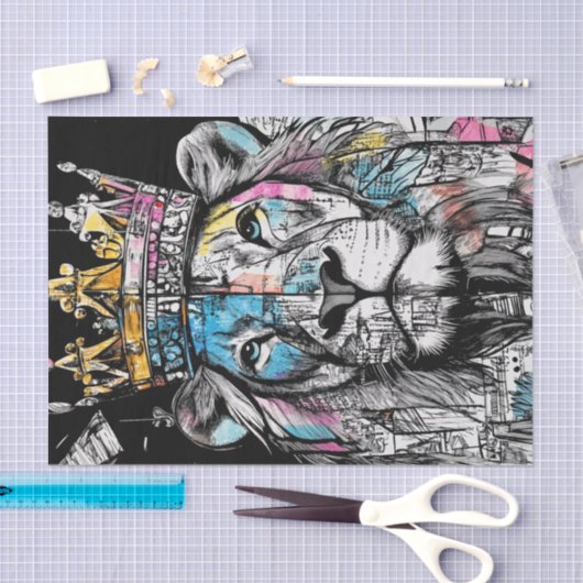 King Lion7 Tissuepapier (Craft)