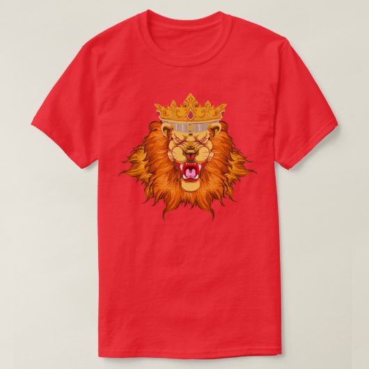 King Lion Angry Lion T-shirt (Design voorkant)