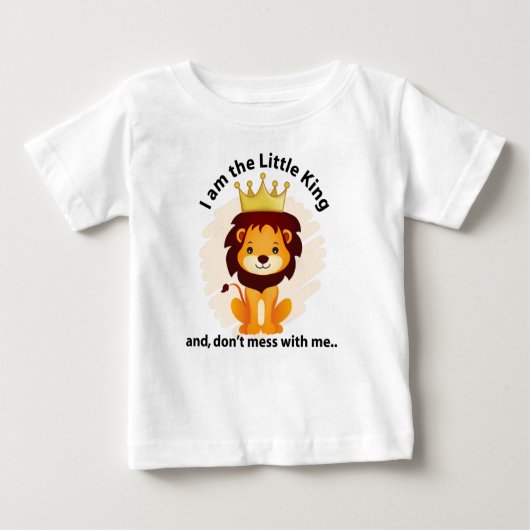 King lion baby fine jersy (Voorkant)