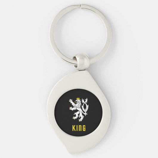 King Lion Crest Keychain (Voorkant)