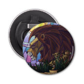King Lion en Cubs Button Flesopener (Voorkant)