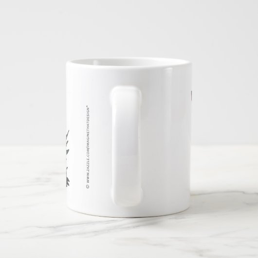 King Lion en Cubs Extra Grote Mok (Achterkant)