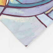 King Lion en Cubs Fleece Deken (Hoek)