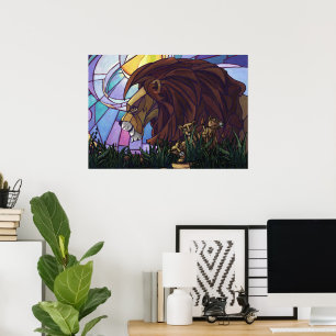 King Lion en Cubs Poster