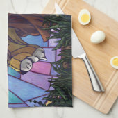 King Lion en Cubs Theedoek (Quarter Fold)