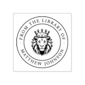 King Lion From The Library Of Custom Name Book Rubberstempel (Afrduk)