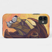 King Lion op Sinaasappel Case-Mate iPhone Case (Achterkant (horizontaal))