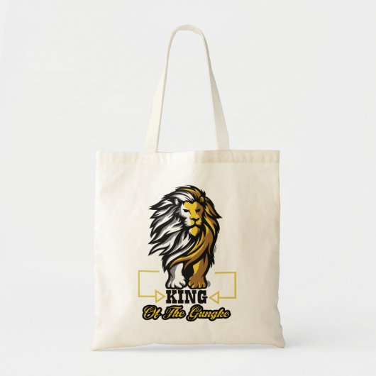 King Lion T-shirt Tote Bag (Voorkant)
