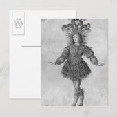 King Louis XIV of France Briefkaart (Voorkant / Achterkant)