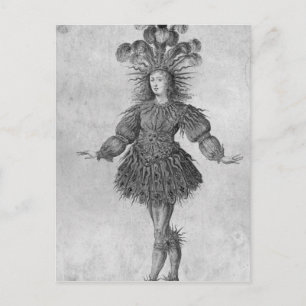 King Louis XIV of France Briefkaart