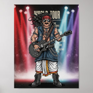 King Mahabali World Tour Grappig concert van Ona Poster