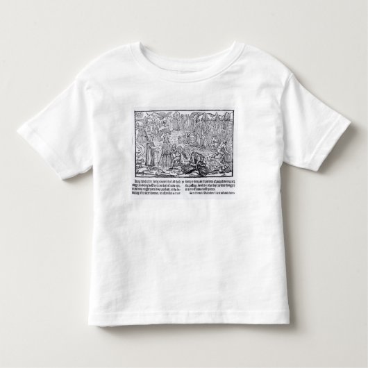 King Malcolm of Scotland Kinder Shirts (Voorkant)