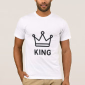 King Matching Shirts – Minimal Crown Line  (Voorkant)