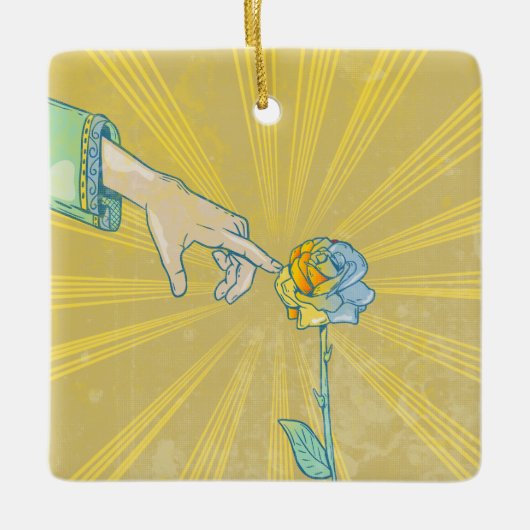 King Midas Golden Touch Keramisch Ornament (Voorkant)