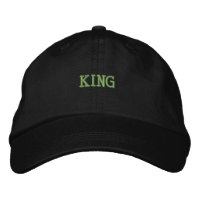 KING Naam Lettertype Volledig Zwart Katoen Handige