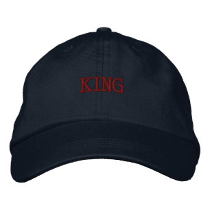 KING Navy Color Handsome Brodé Casquette Visor