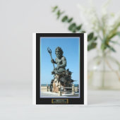 King Neptune Briefkaart (Staand voorkant)