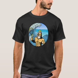 King Neptune Plays Tennis T-shirt