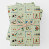 King Nutkraker kerstpapier Inpakpapier Vel (In situ)