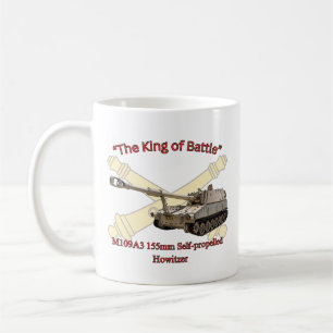 "King of Battle" M109A3 155mm SP Howitzer mug