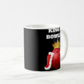 King of Bowling Mannen Bowling Player Boys Bowlin Koffiemok (Voorkant rechts)