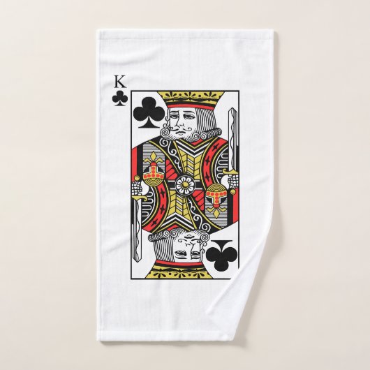 King of Clubs Bad Handdoek (Handdoek)