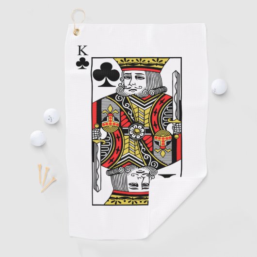 King of Clubs Golfhanddoek (Insitu)