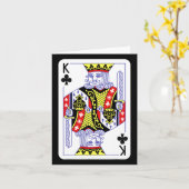 King Of Clubs Jouer Des Cartes Halloween Costume D (Fleur jaune)